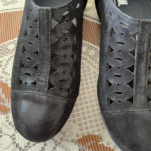 Drew-Metro women’s black leather shoes - Picture 4 of 6